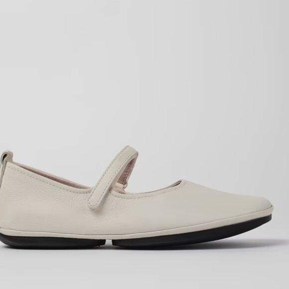 white ballet flats - Picture 3 of 3